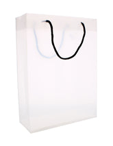 GIFT BAG PP LARGE ROPE HANDLED WHITE