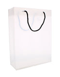 GIFT BAG PP LARGE ROPE HANDLED WHITE