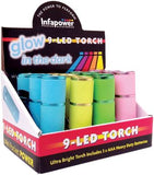 Infapower 9 LED Glow in Dark Torch