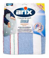 DUAL FLOOR CLOTH WHITE/BLUE 62 X 50CM