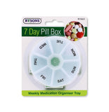 7 DAY PILL BOX ROUND