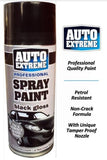 AUTO SPRAY PAINT GLOSS FINISH BLACK