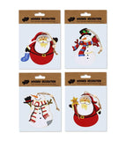 ASSORTED XMAS WOODEN HANG DECOR