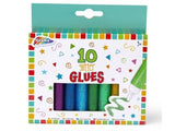 Grafix 3D Glitter Glue - Pack of 10