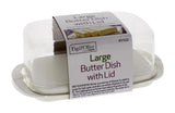 LARGE BUTTER DISH WITH LID