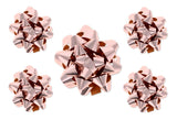 ROSE GOLD METALLIC SHINE GIFT BOW 6.3CM