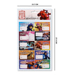 40 DISNEY BIG HERO 6 GIFT STICKY LABELS