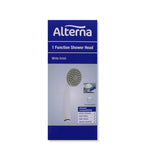ALTERNA 1 FUNCTION SHOWER HEAD WHITE