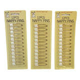 PACK OF 12 BABY NAPPY PINS