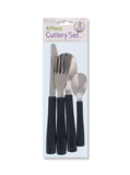 4PK CUTLERY SET STAINLESS STEEL