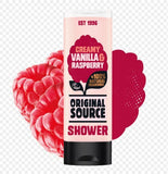 ORIGINAL SOURCE CREAMY VANILLA & RASPBERRY SHOWER GEL 250ML