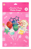 12PC ASSORTED PARTY PHOTO PROPS