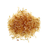 GLASS BUGLE BEADS GOLD NUGGET