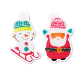 ASSORTED DESIGN GEL WINDOW STICKER XMAS