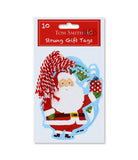 10 SANTA AND FRIENDS GIFT TAGS