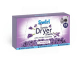 35PK SWIRL TUMBLE DRYER SHEETS - LAVENDER