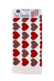 3PK VELOUR PRINTED TEA TOWEL