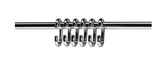 CROYDEX CHROME SHOWER CURTAIN ROD