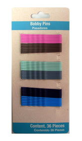 36PC METAL BOBBY HAIR PINS