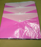 20PK A4 PLASTIC BUTTON WALLET-DOUBLE POCKET-ASST (20)