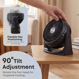 Infapower 8" Turbo Power Fan | High Performance Air Circulator | Compact Desk & Floor Fan