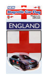 ASSORTED ENGLAND MAGNETIC CAR FLAG