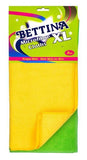 2PK ASSORTED BETTINA MICROFIBRE CLEANING CLOTHS XL
