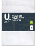 25PK PEAL SEAL ENVELOPES WHITE 80GSM 22.5 X 16CM