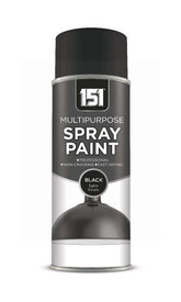 400ML SPRAY PAINT WITH SATIN FINISH BLACK