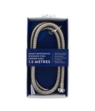 SHOWER HOSE 1.5 METRES STAINLESS STEEL