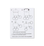 HOUSE SHAPED KEYRING