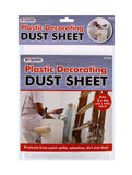 PLASTIC DECORATING DUST SHEET