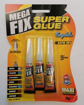 3PK MAXI LIQUID SUPER GLUE