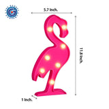 LIGHT UP LED FLAMINGO