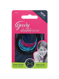 GOODY ASSORTED 6PK 2 IN 1 PONYTAILS