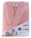 COTTON BATH ROBE UNISEX PINK