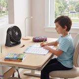 Infapower 8" Turbo Power Fan | High Performance Air Circulator | Compact Desk & Floor Fan