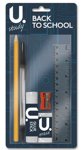 BACK TO SCHOOL STUDY STATIONERY SET 6 PIECE