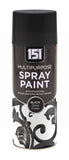 151 MULTIPURPOSE SPRAY PAINT BLACK GLOSS FINISH 400ML