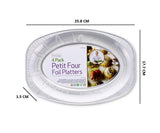 4PK PETIT FOUR FOIL PLATTERS