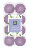 16 PK COLOUR TEA LIGHTS JASMINE