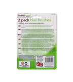 2PCS WOODEN NAIL BRUSHES