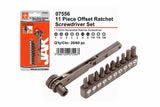 JAK 11PC OFF-SET RATCHET S/D SET