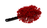 RED COTTON  DUSTER WITH HANDLE