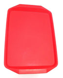 PLASTIC SERVING RED TRAY