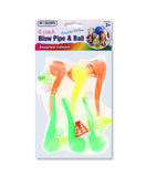 RYSONS 6PK ASSORTED BLOW PIPE & BALL