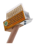 1.2M WEED BRUSH W/LONG WOODEN HANDLE