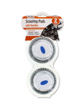 2PK SCOURING PADS WITH HANDLES