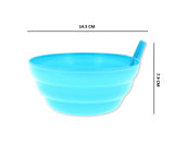 RYSONS 4PC BOWL W/ BUILT-IN STRAW