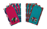 6PK BOHO GIFT TAGS ELEPHANT
